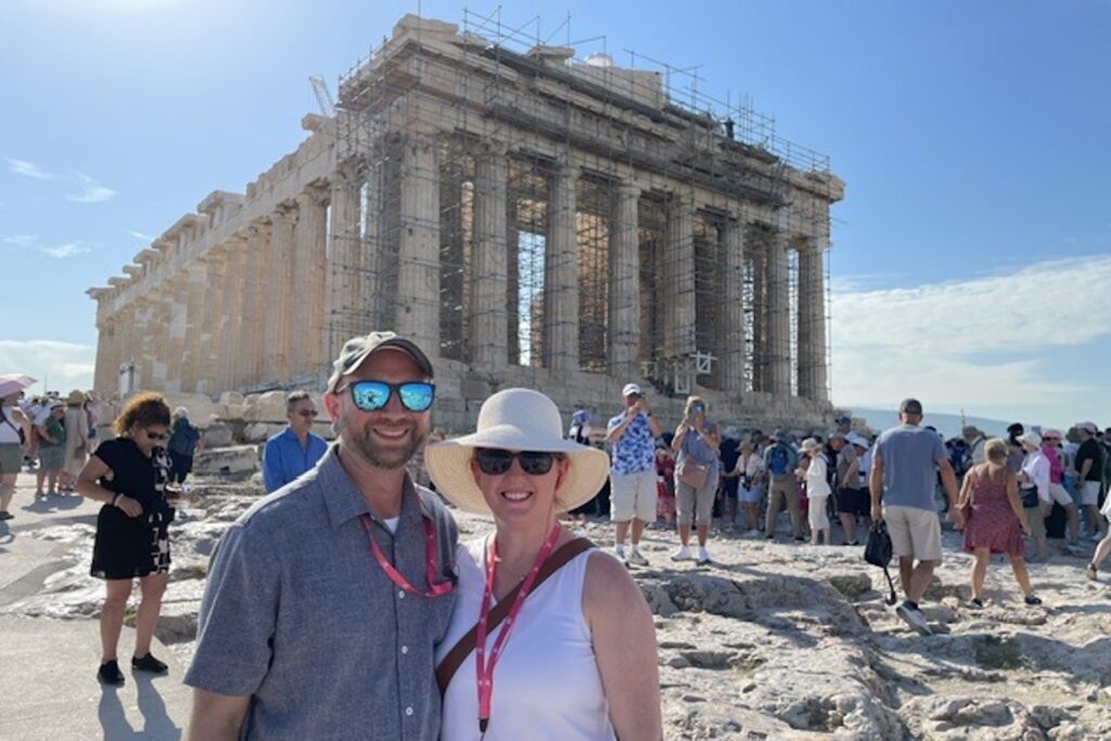 Laura Terry in Greece